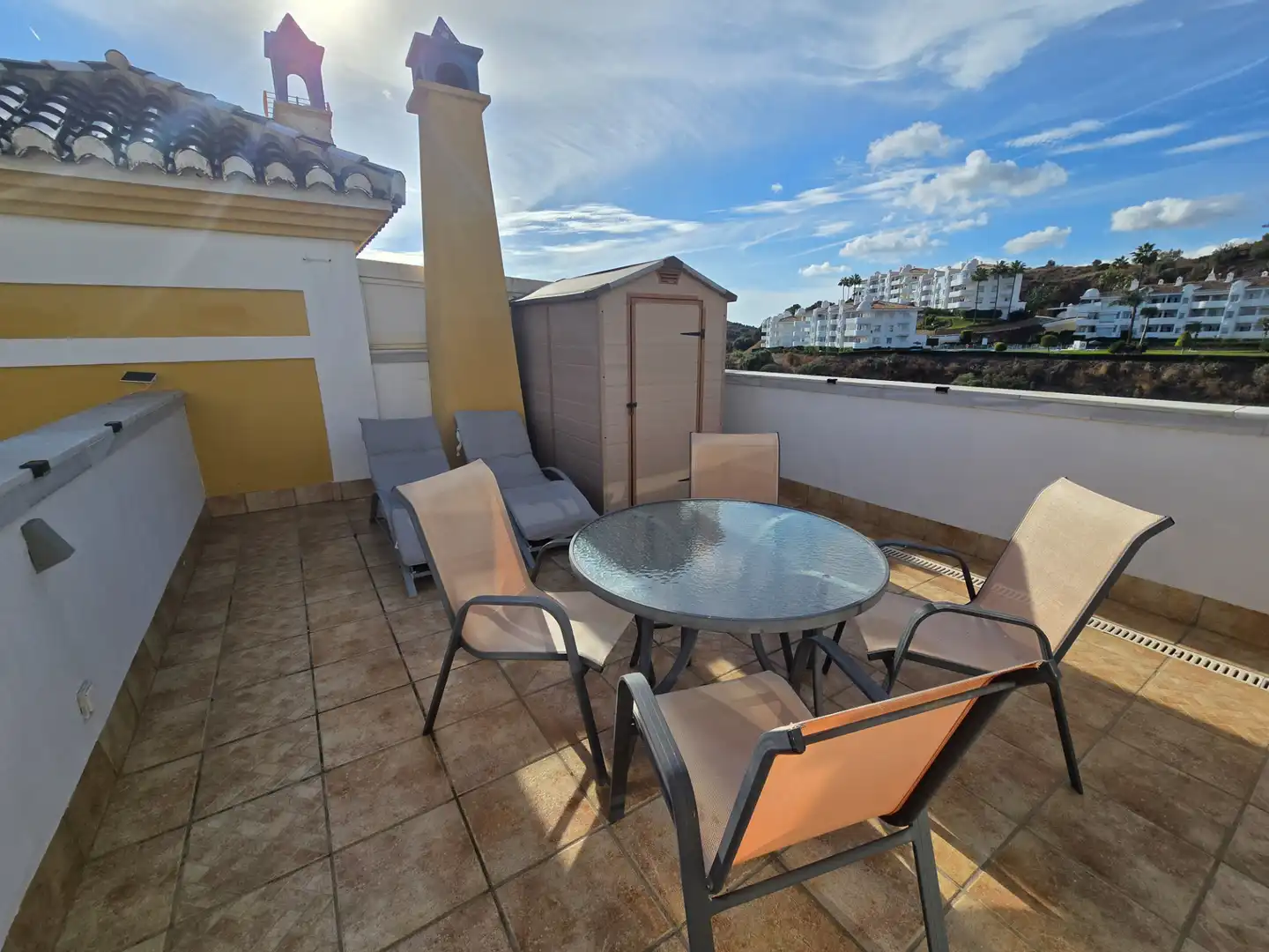Terrassa de Casa o xalet en venda en Mijas amb Aire condicionat, Calefacció i Jardí privat
