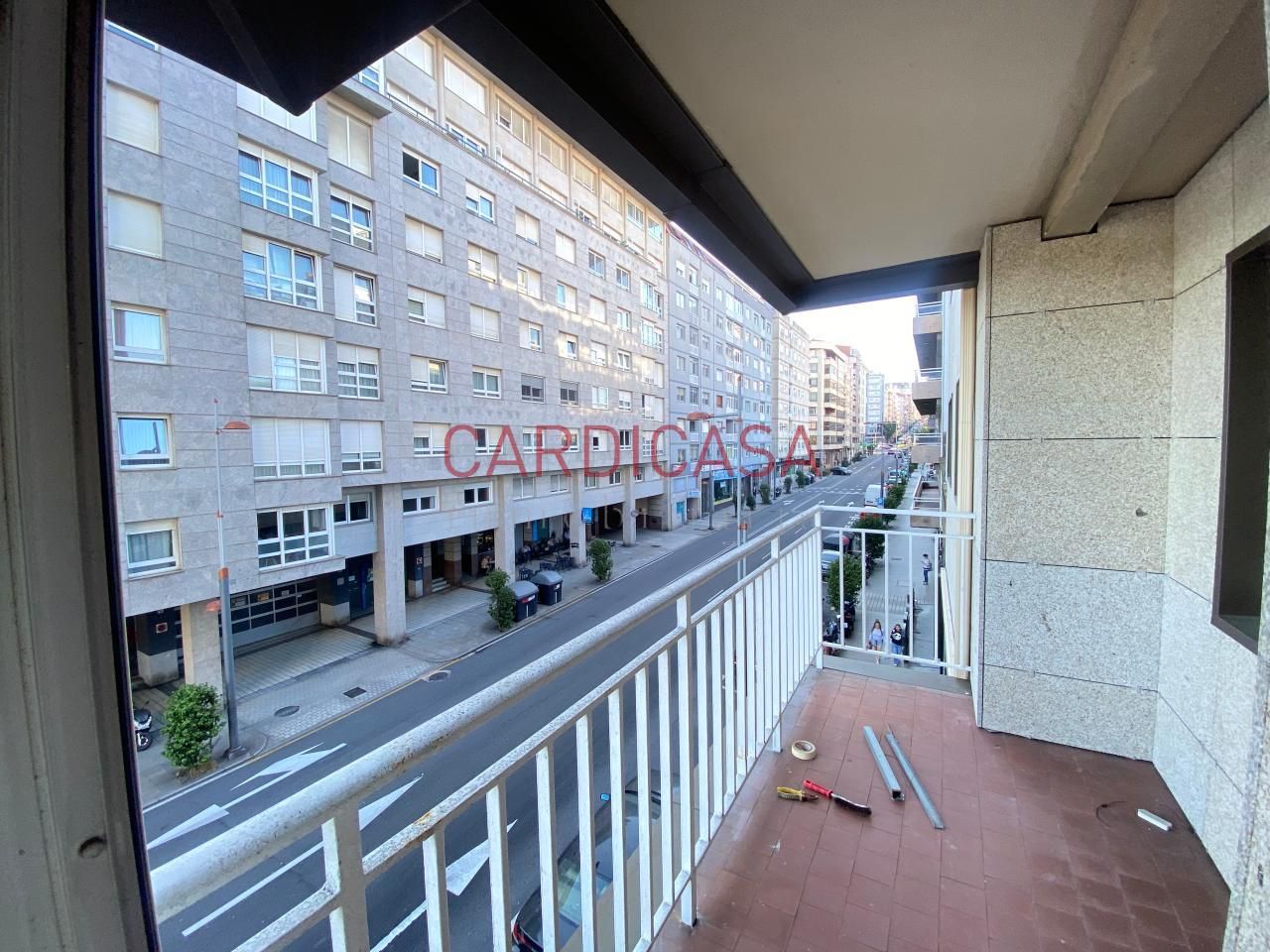 Vista exterior de Piso en venta en Vigo  con Calefacción, Parquet y Terraza