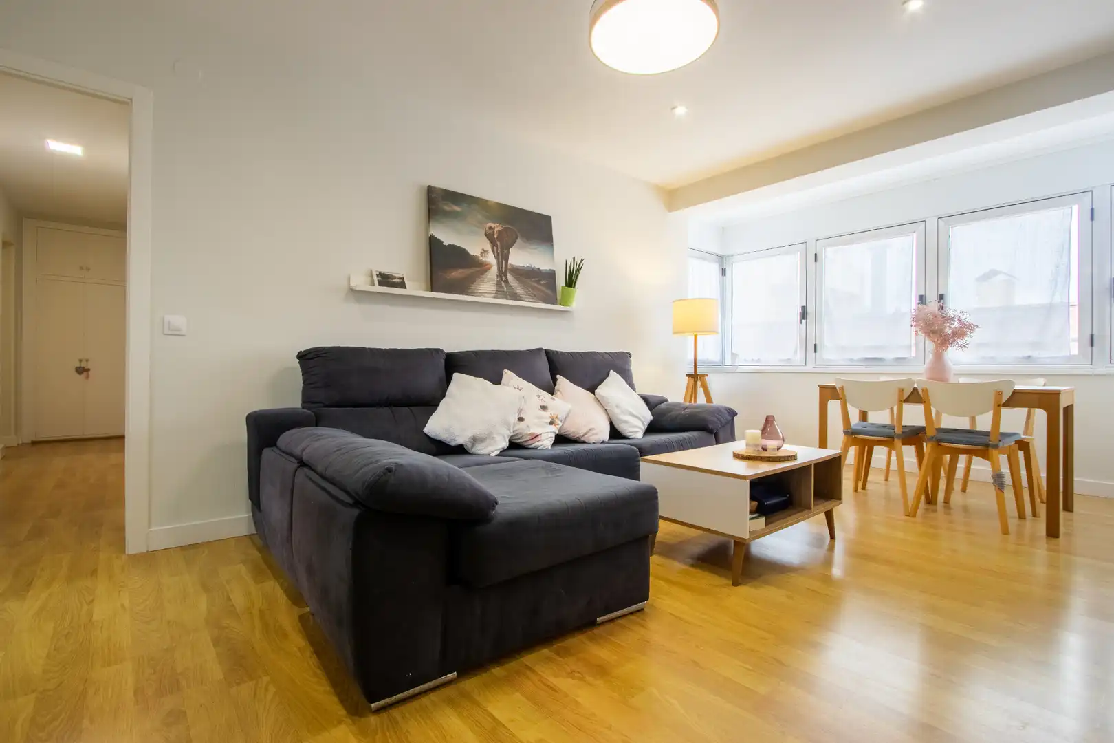Living room of Flat for sale in Salou  with Parquet flooring and Oven