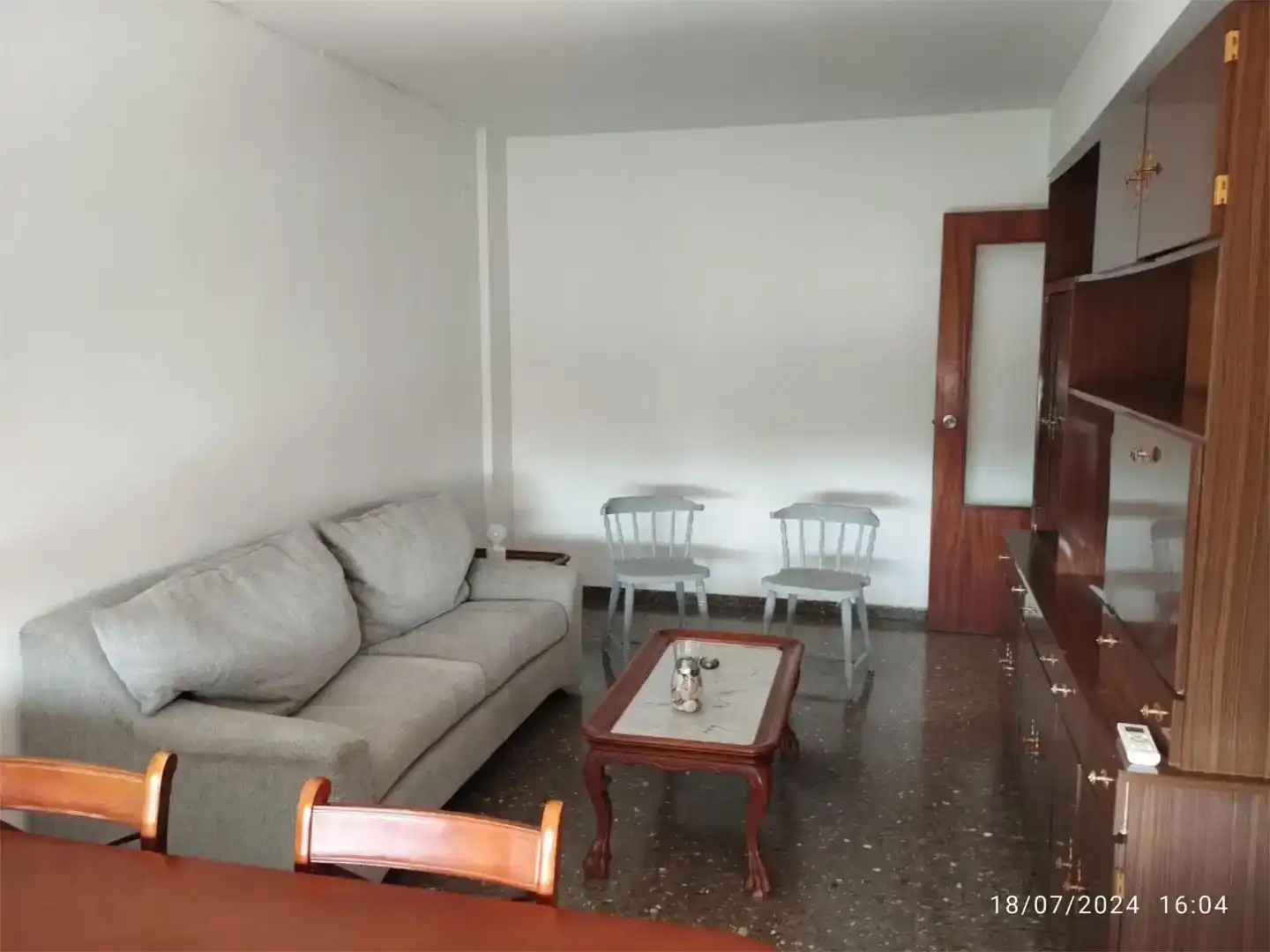 Wohnzimmer von Wohnung zur Miete in  Valencia Capital mit Klimaanlage und Balkon