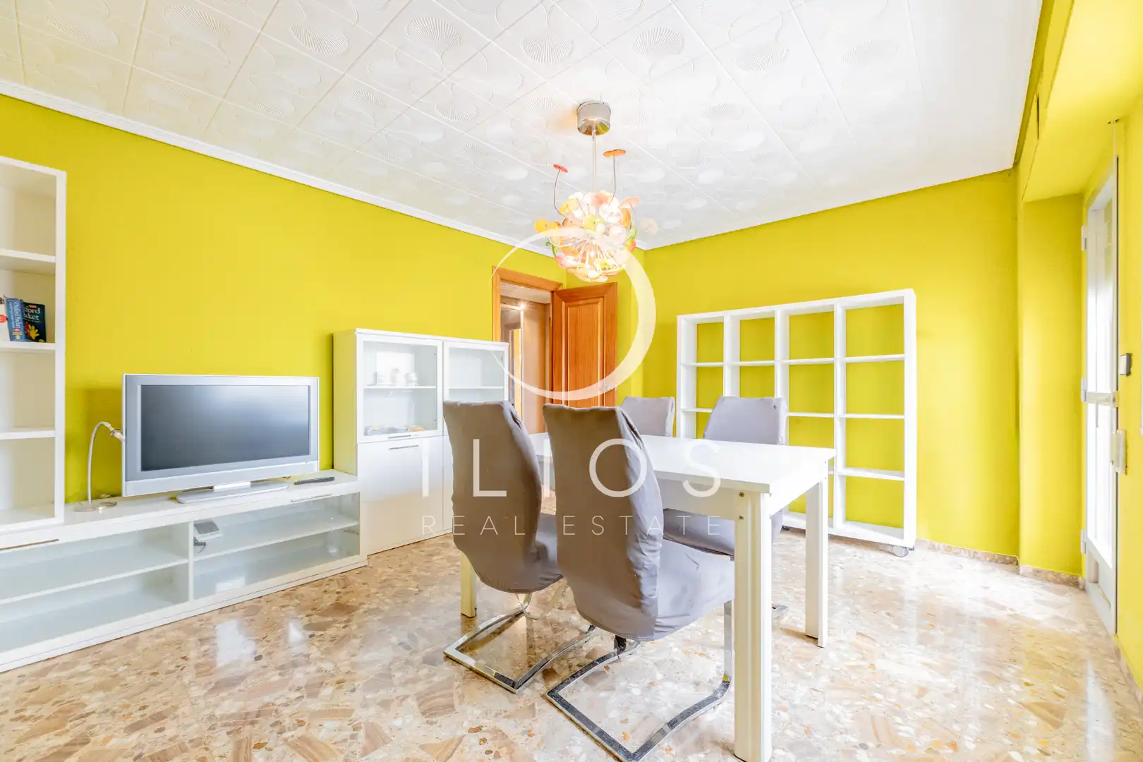 Dining room of Flat for sale in Manises  with Air Conditioner, Terrace and Balcony