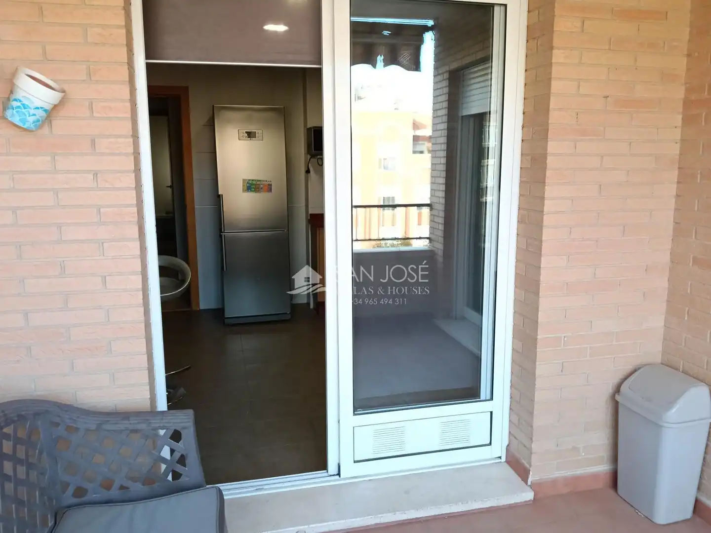 Balcony of Flat for sale in Aspe  with Heating, Terrace and Storage room