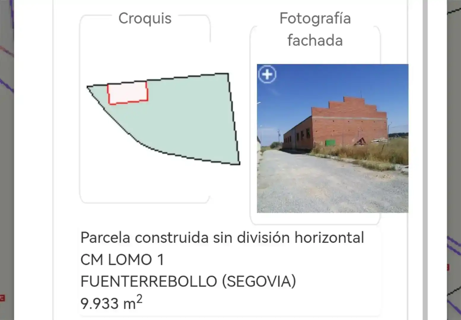 Terreno en venta en Fuenterrebollo