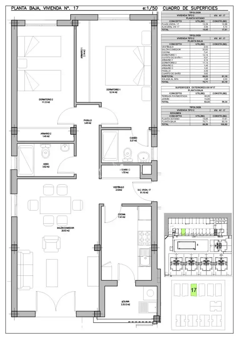 Wohnung zum Verkauf in Arona mit Klimaanlage, Privatgarten und Terrasse