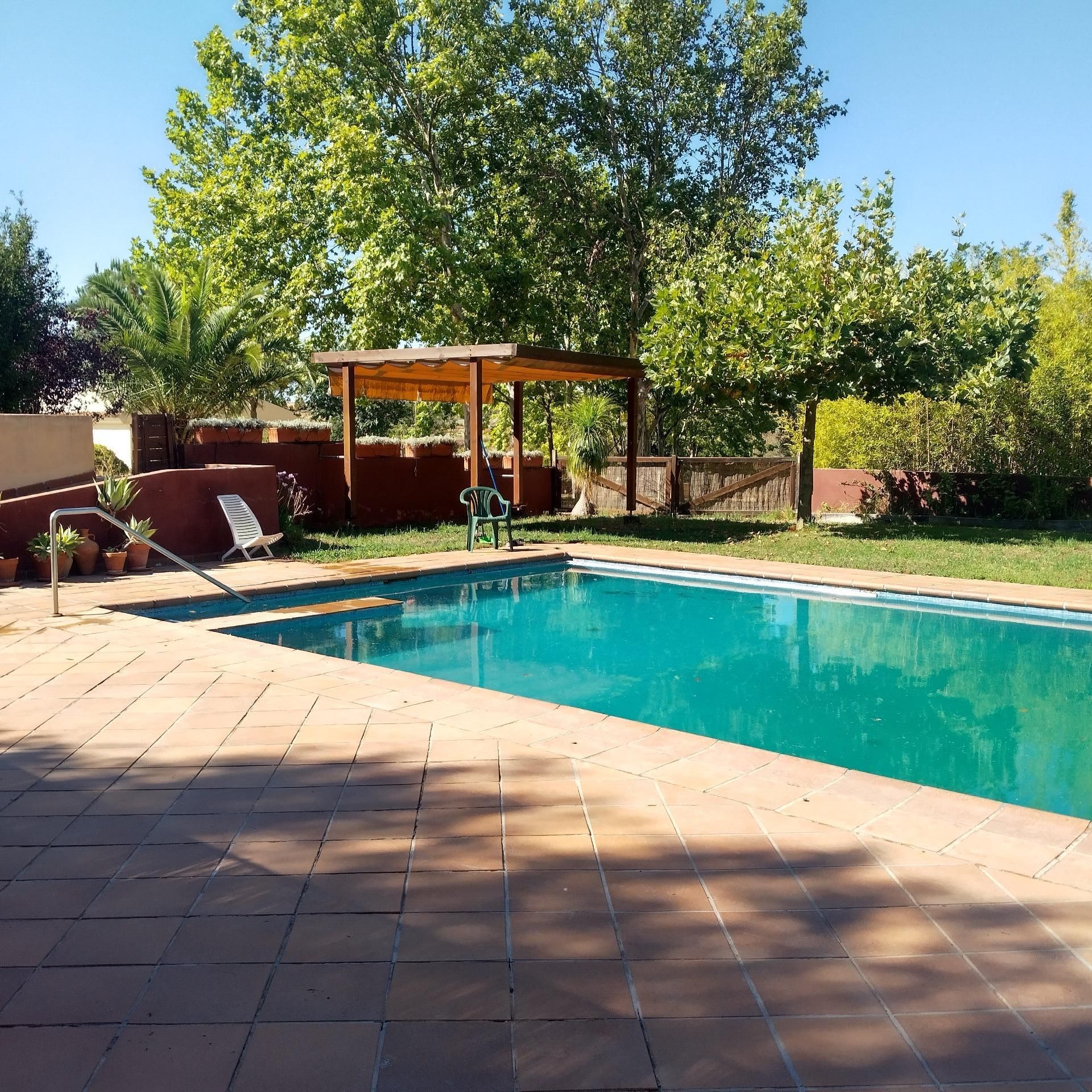 Schwimmbecken von Country house zum verkauf in Moguer mit Klimaanlage, Heizung und Abstellraum