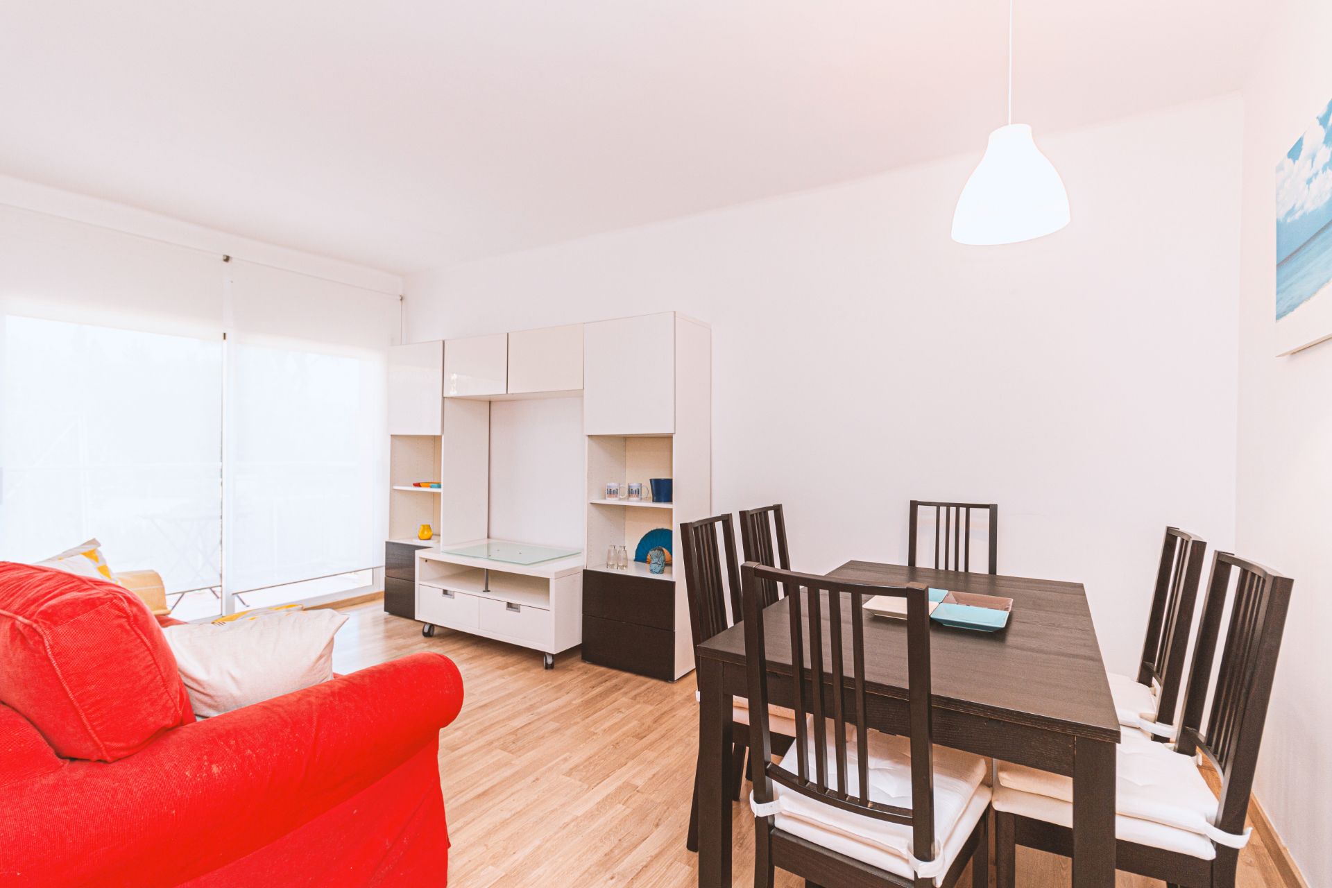 Living room of Flat for sale in Sant Pol de Mar  with Air Conditioner, Terrace and Balcony