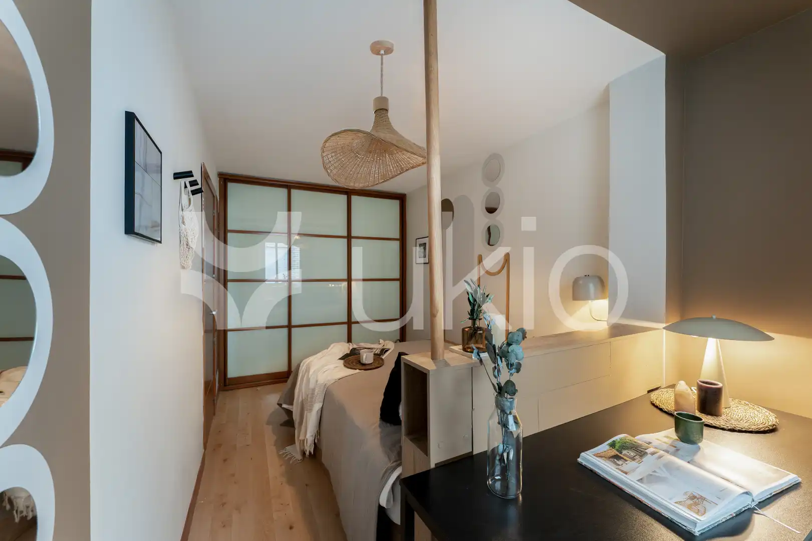 Habitación de Apartamento de alquiler en Madrid con Calefacción, Amueblado y Horno