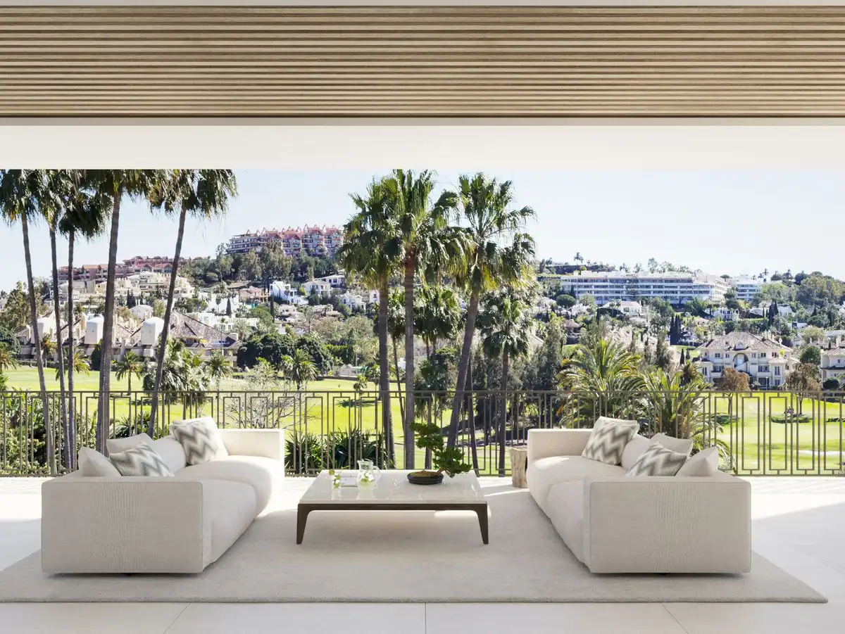 Terraza de Casa o chalet en venta en Benahavís con Aire acondicionado, Jardín privado y Terraza