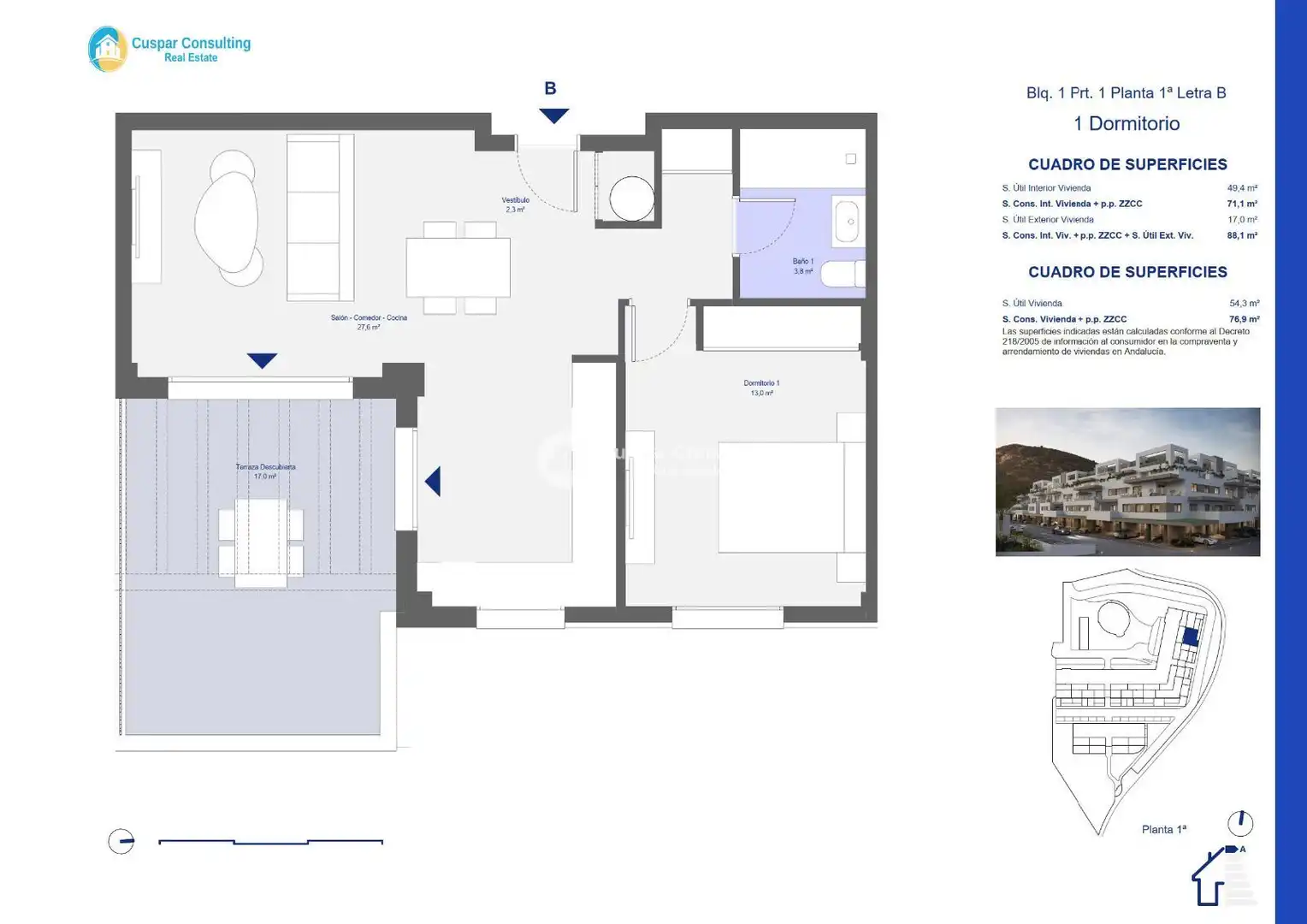 Apartment with pool for sale in San Juan de los Terreros, imagen 8
