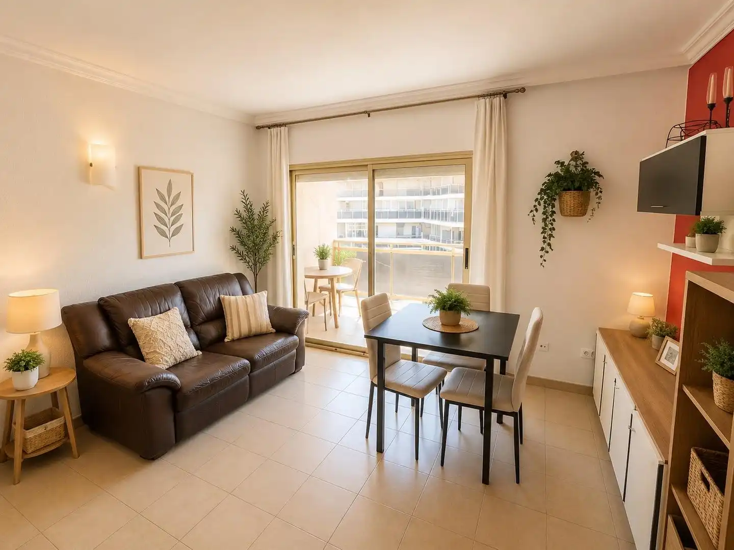 Sala de estar de Ático en venta en Salou con Terraza, Amueblado y Piscina comunitaria
