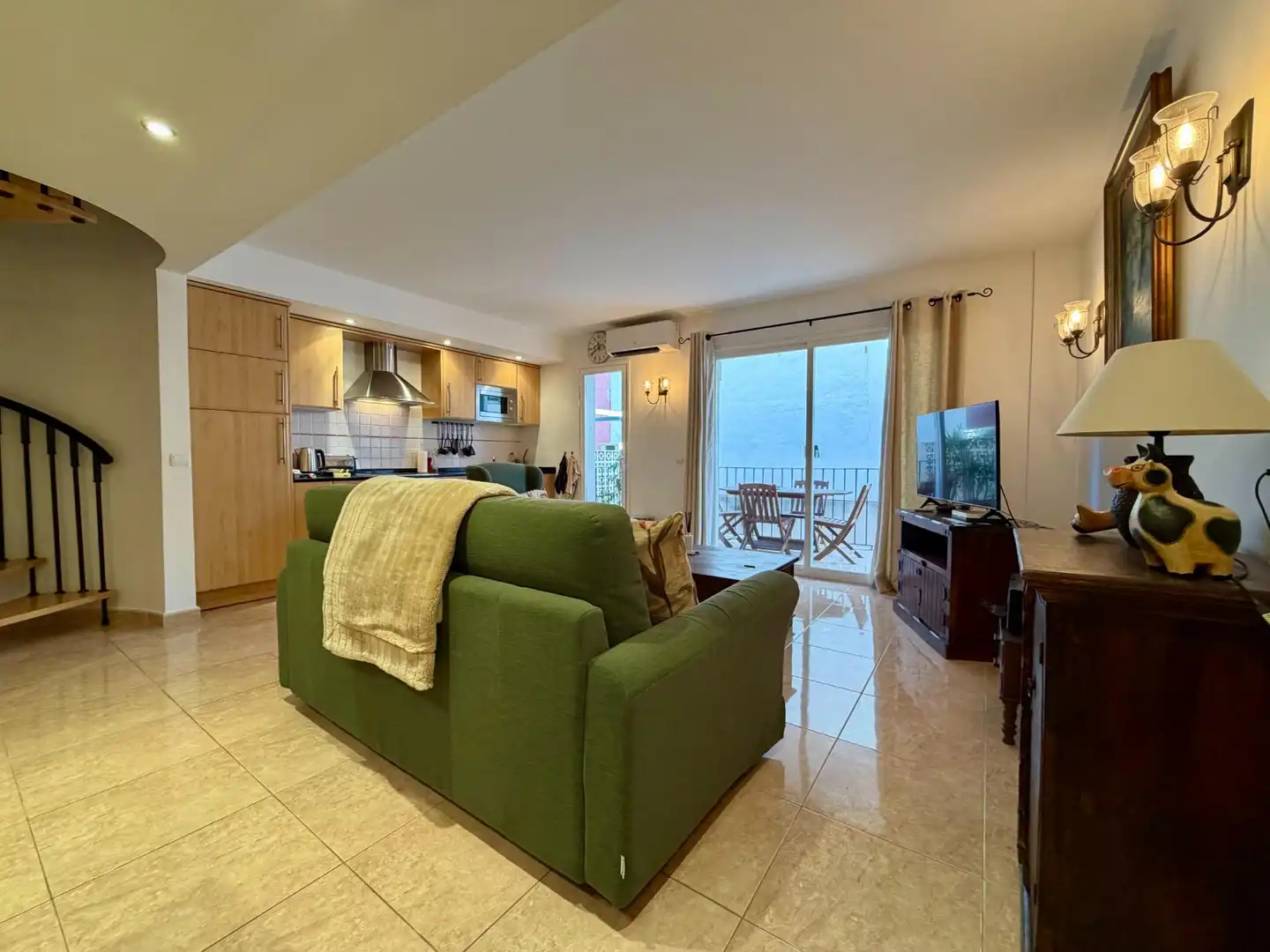 Wohnzimmer von Maisonette zum Verkauf in Andratx mit Klimaanlage, Heizung und Terrasse