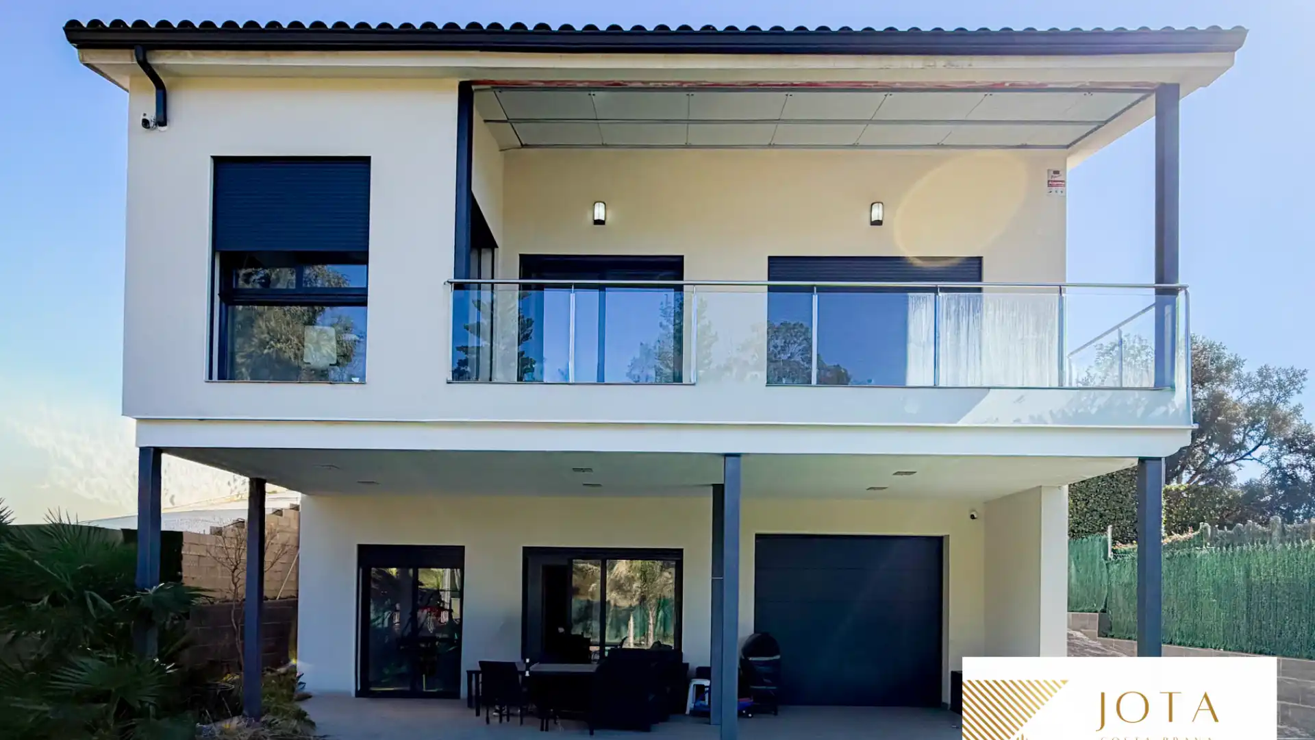 Vista exterior de Casa o chalet en venta en Santa Coloma de Farners con Aire acondicionado, Calefacción y Jardín privado