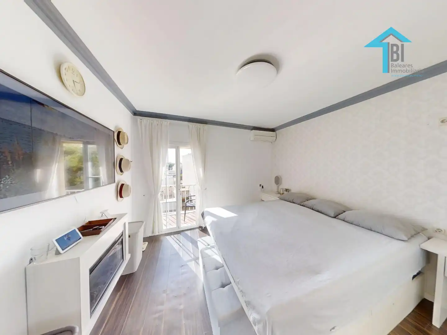 Schlafzimmer von Wohnungen zum Verkauf in Manacor mit Klimaanlage, Parkett und Terrasse
