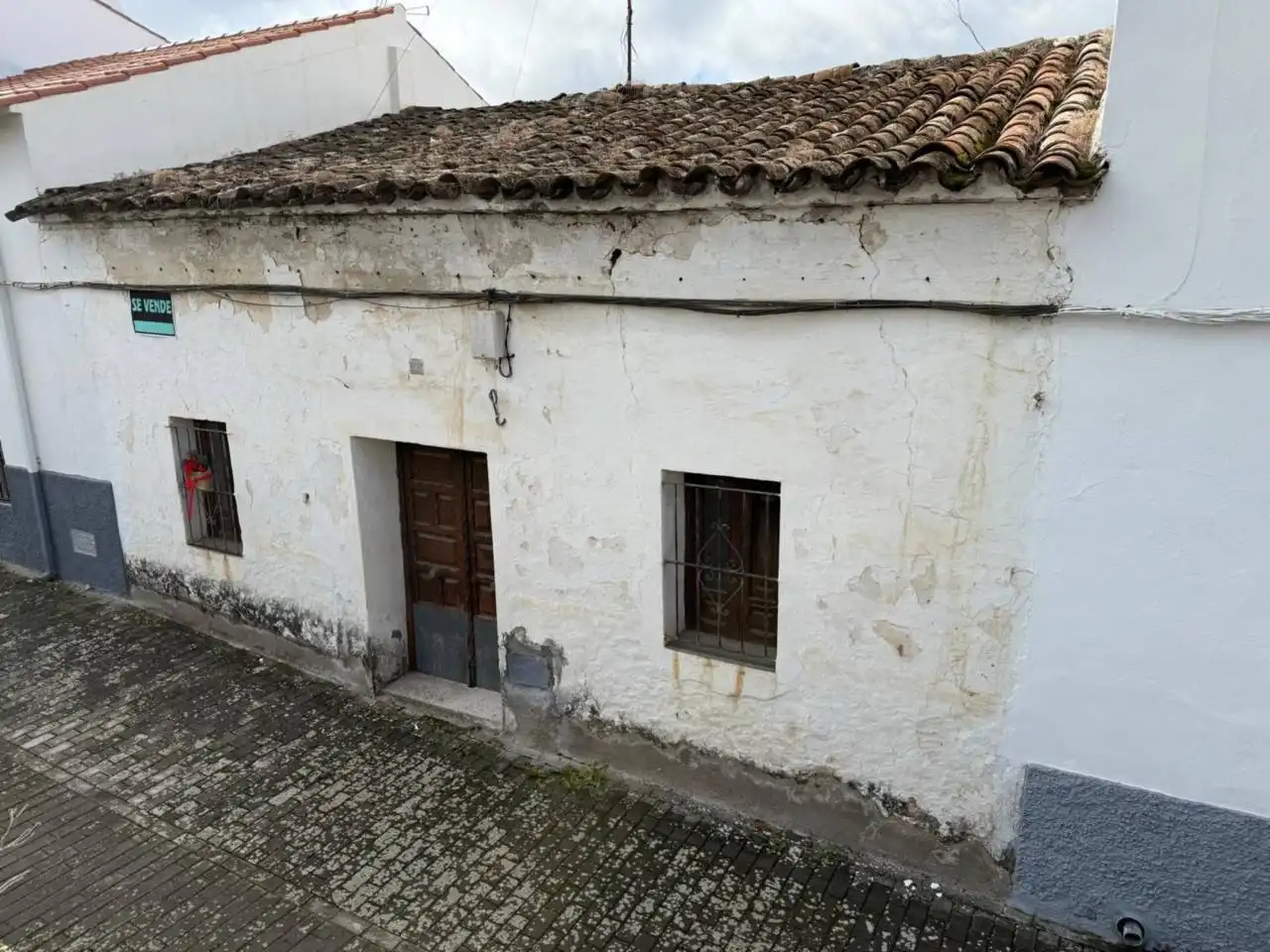 Vista exterior de Casa adosada en venta en Segura de León