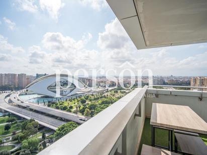 Terrace of Flat for sale in  Valencia Capital  with Air Conditioner, Terrace and Balcony