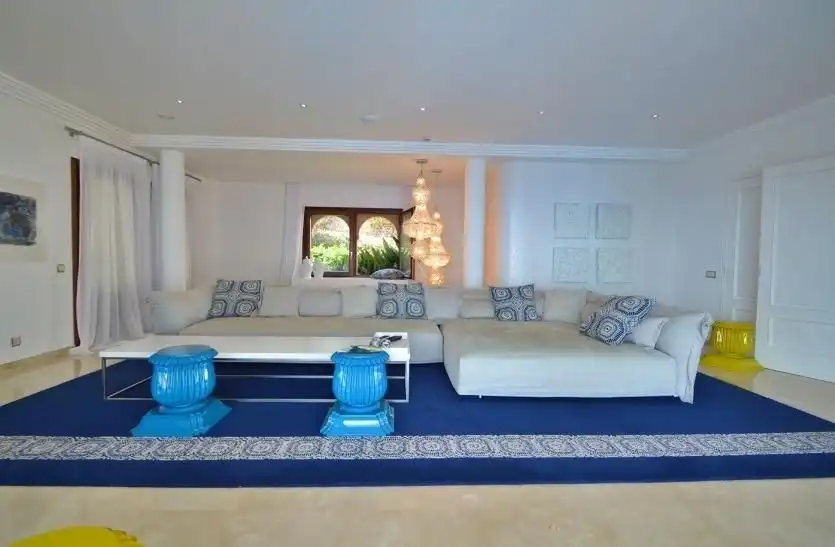 Sala d'estar de Casa o xalet en venda en Jávea / Xàbia amb Aire condicionat, Jardí privat i Terrassa