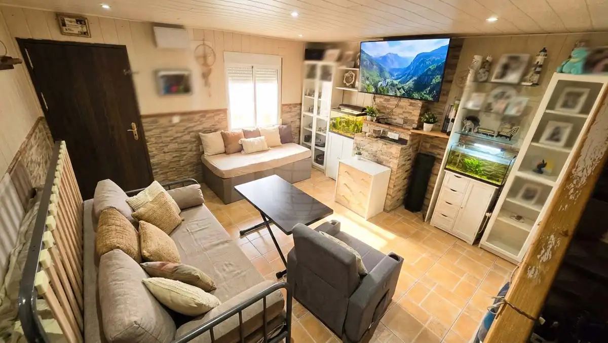 Sala d'estar de Casa o xalet en venda en Málaga amb Aire condicionat, Terrassa i Traster