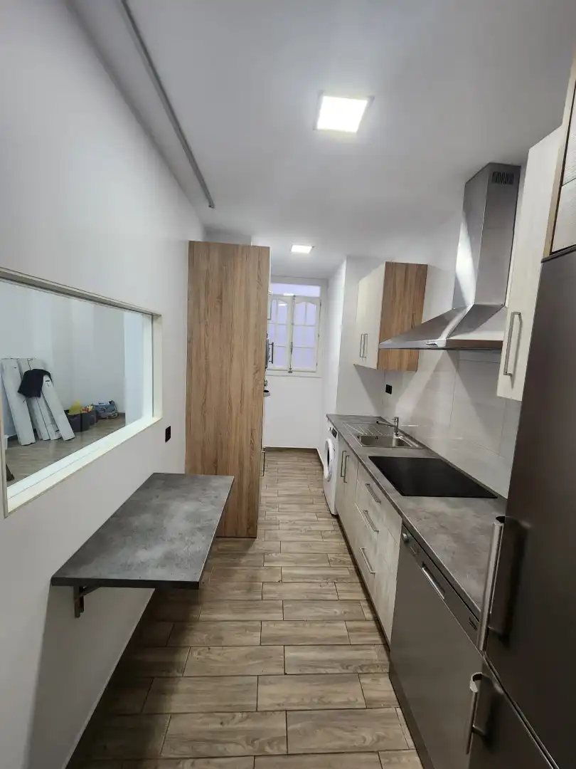 Cocina de Piso de alquiler en Málaga con Aire acondicionado, Horno y Lavadora