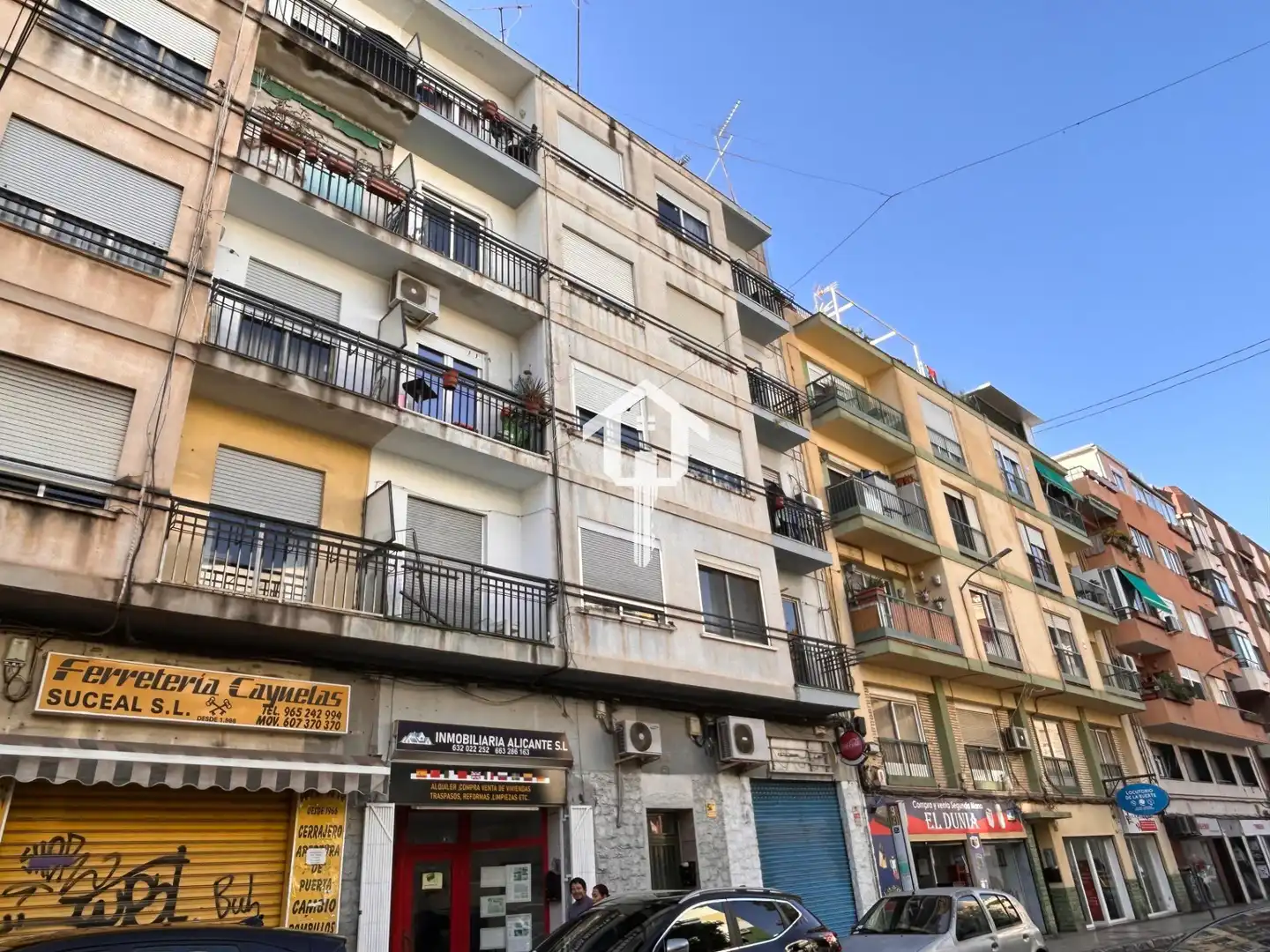 Exterior view of Flat for sale in Alicante / Alacant  with Furnished and Balcony