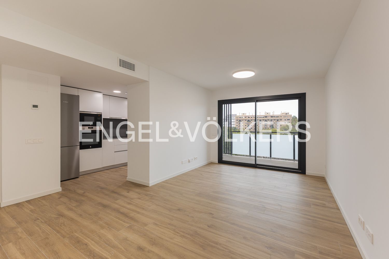 Wohnzimmer von Wohnung zur Miete in  Valencia Capital mit Klimaanlage, Heizung und Terrasse