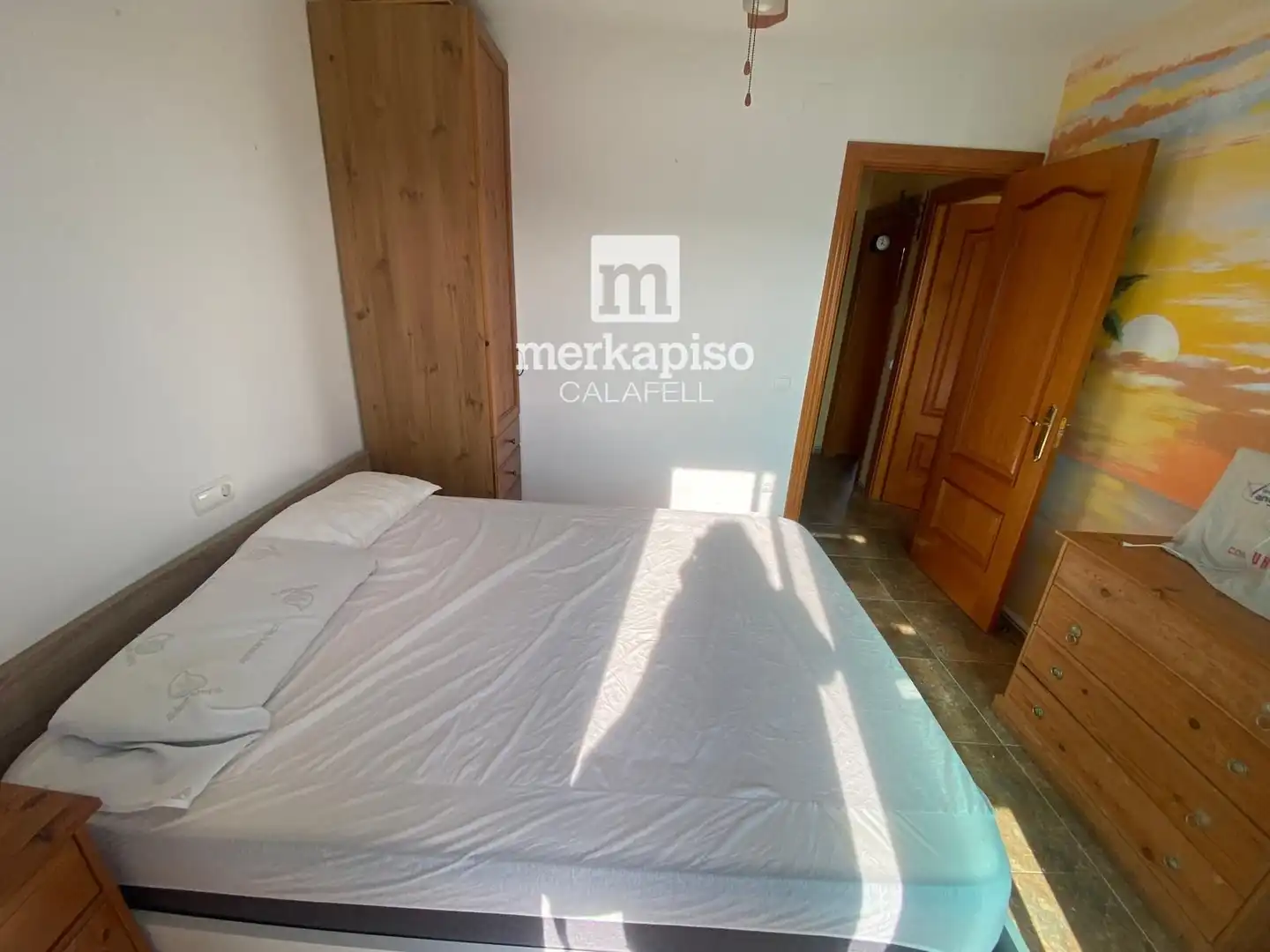 Habitación de Casa adosada de alquiler en Calafell con Calefacción, Terraza y Amueblado