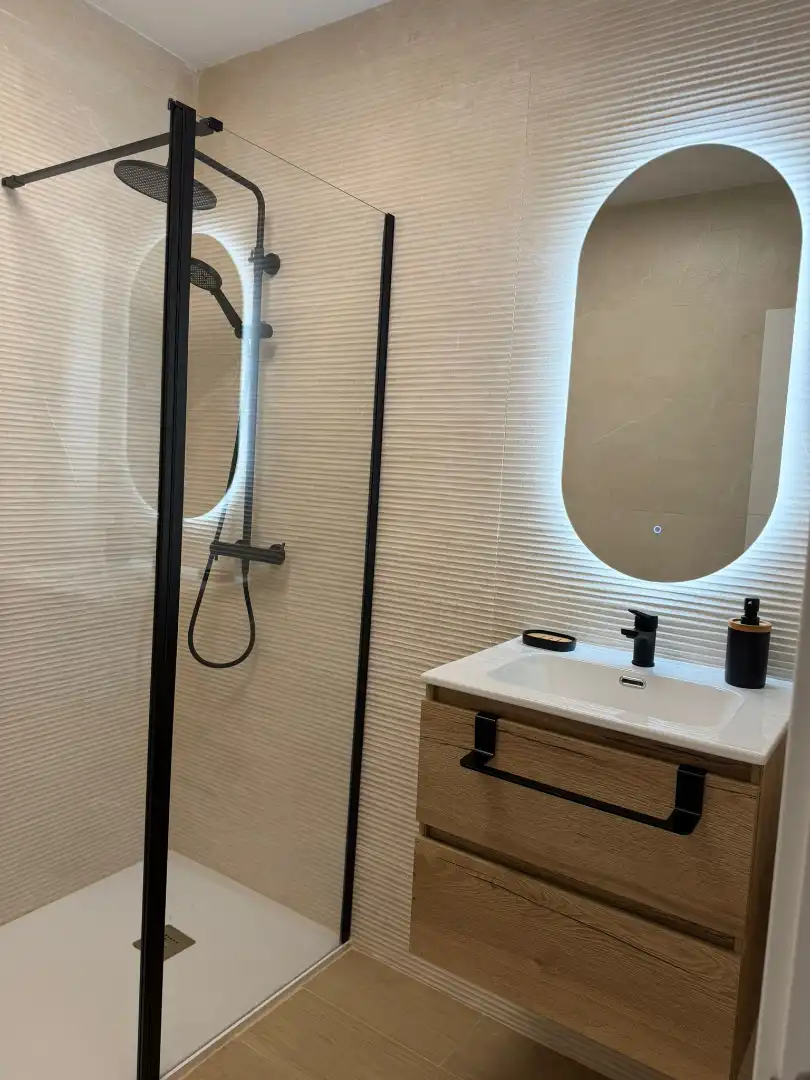 Bathroom of Flat for sale in Punta Umbría  with Air Conditioner, Heating and Parquet flooring