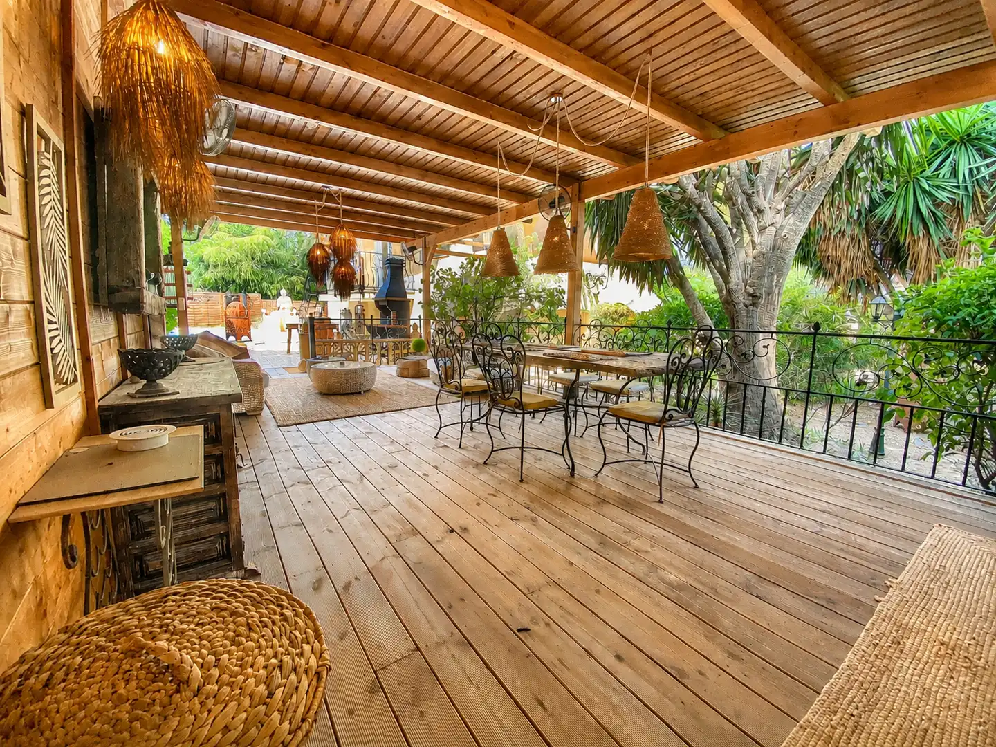 Terraza de Casa o chalet de alquiler en L'Alfàs del Pi con Aire acondicionado, Calefacción y Jardín privado