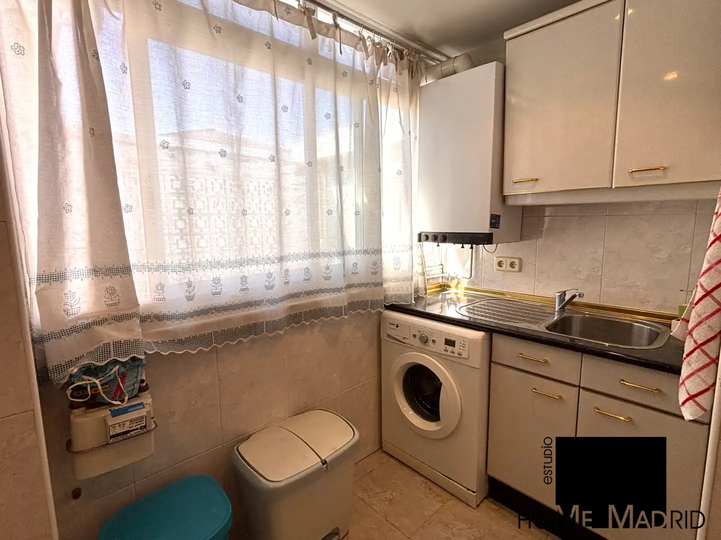 Kitchen of Flat for sale in Collado Villalba  with Heating, Parquet flooring and Terrace