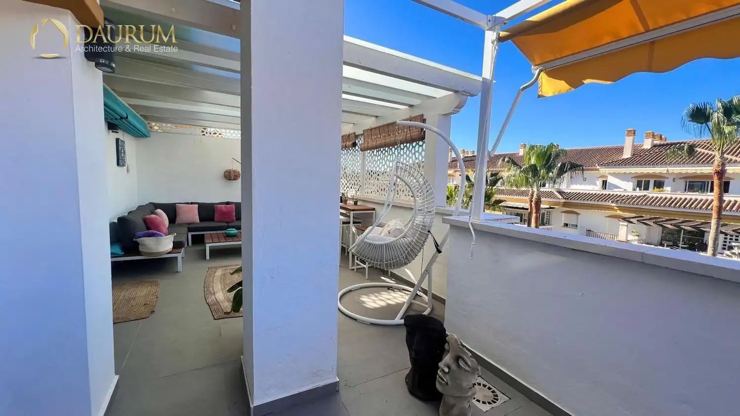Terrace of Flat for sale in Marbella  with Air Conditioner, Heating and Private garden