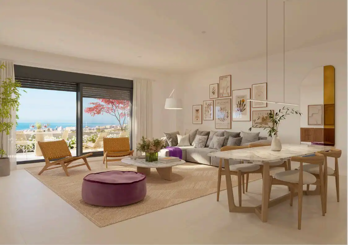 Sala d'estar de Pis en venda en Torremolinos amb Aire condicionat, Calefacció i Terrassa