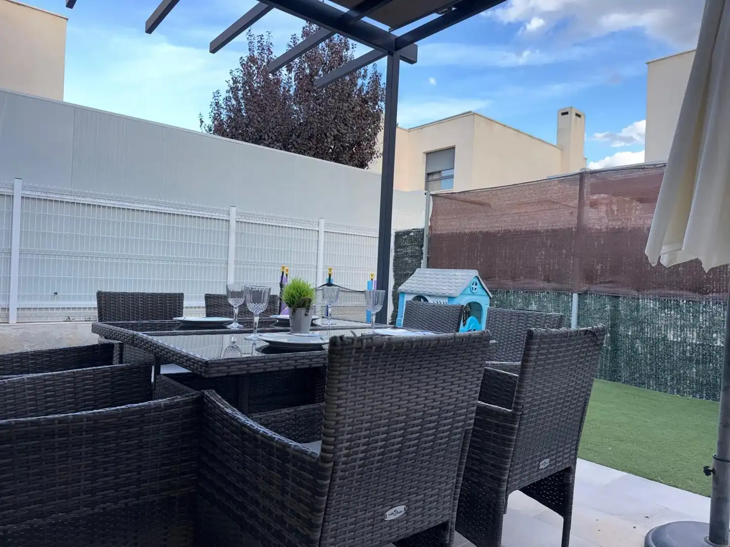 Terrassa de Casa o xalet en venda en Molina de Segura amb Aire condicionat, Jardí privat i Balcó