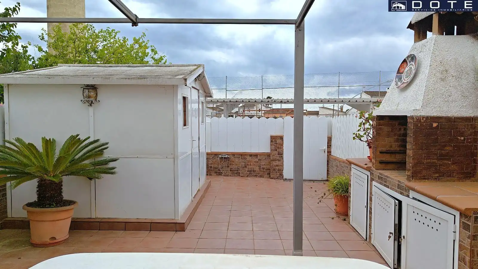 Terraza de Casa adosada en venta en Creixell con Terraza, Trastero y Alarma