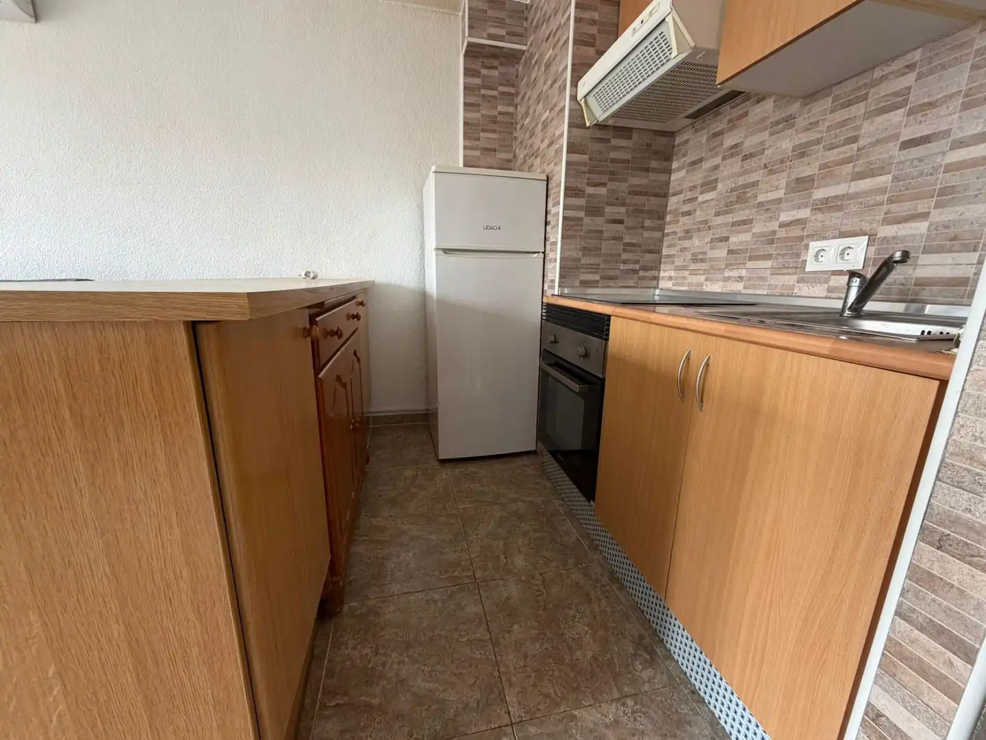 Cocina de Apartamento en venta en Benidorm con Aire acondicionado, Jardín privado y Terraza