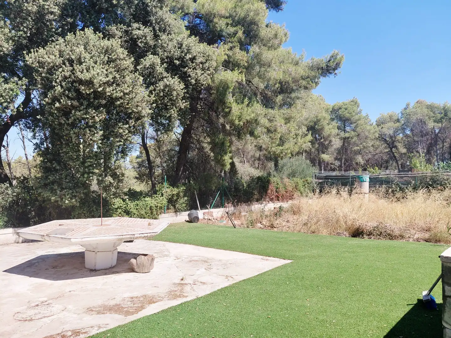 Garten von Haus oder Chalet zur Miete in Calafell mit Privatgarten, Abstellraum und Schwimmbad