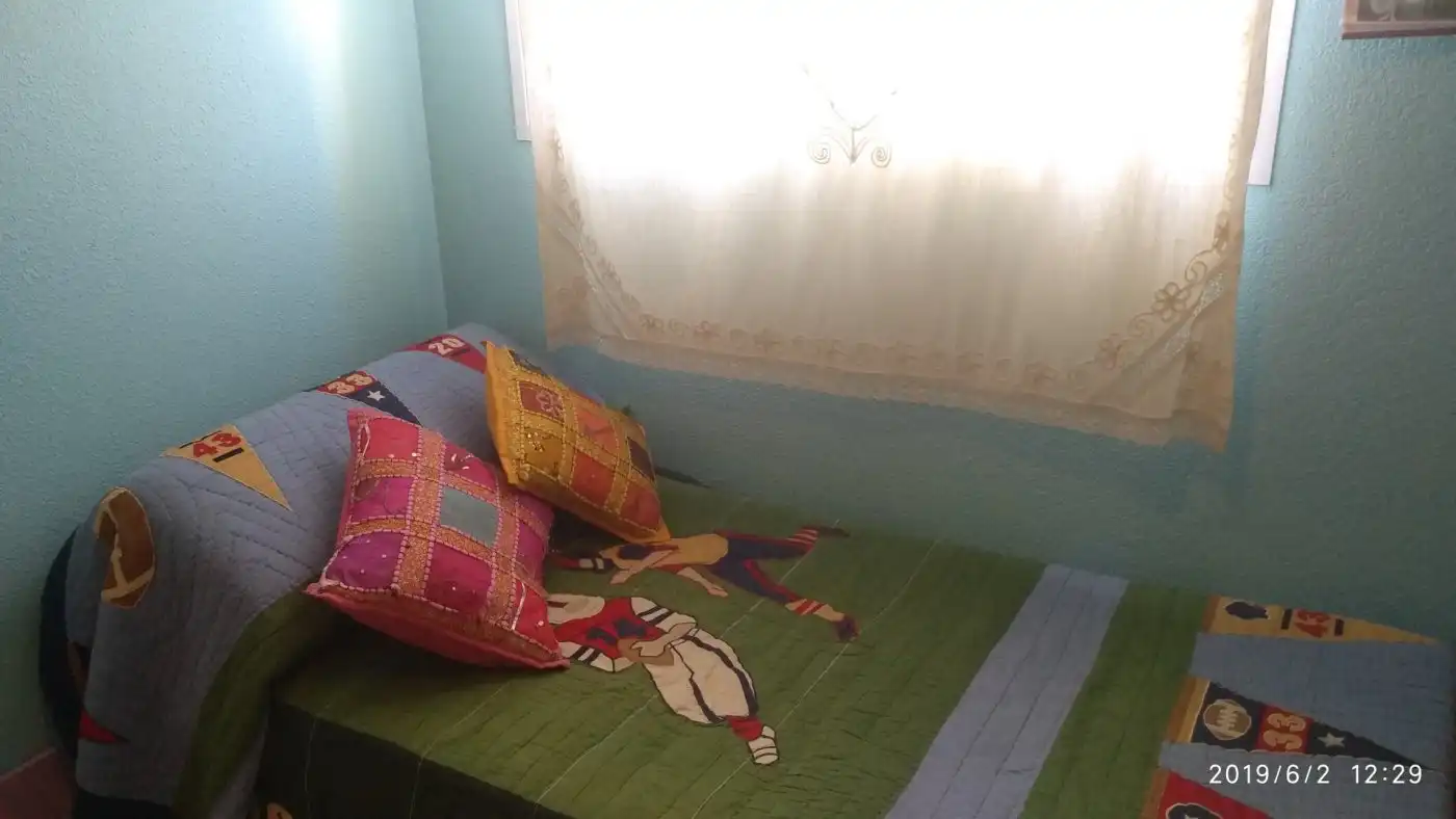 Bedroom of Flat for rent in Villajoyosa / La Vila Joiosa  with Air Conditioner, Private garden and Terrace