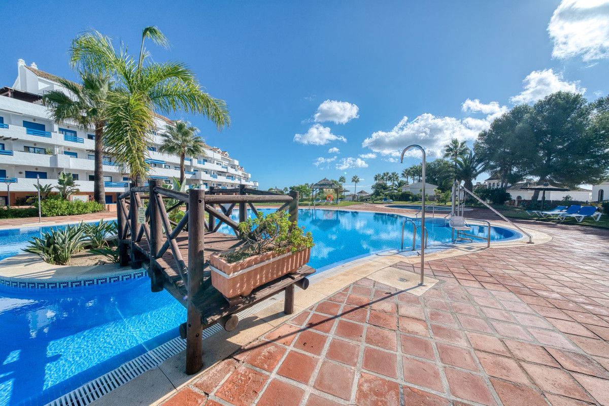 Swimming pool of Duplex for sale in Manilva  with Air Conditioner, Terrace and Storage room