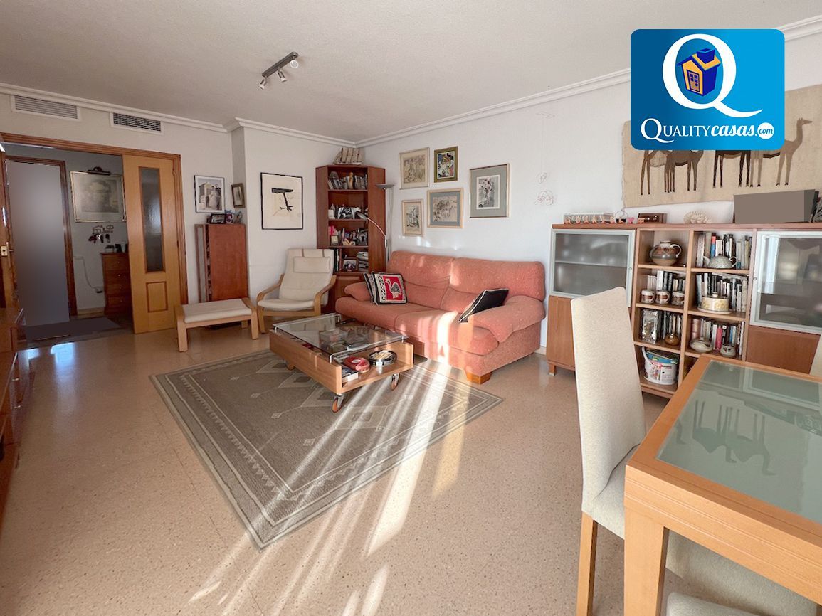 Living room of Flat for sale in Alicante / Alacant  with Air Conditioner, Heating and Terrace