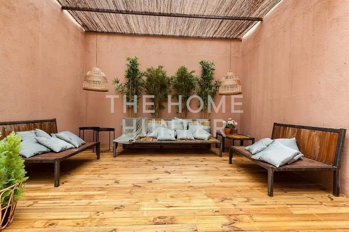 Terrasse von Wohnung zum Verkauf in Barcelona mit Heizung, Privatgarten und Terrasse