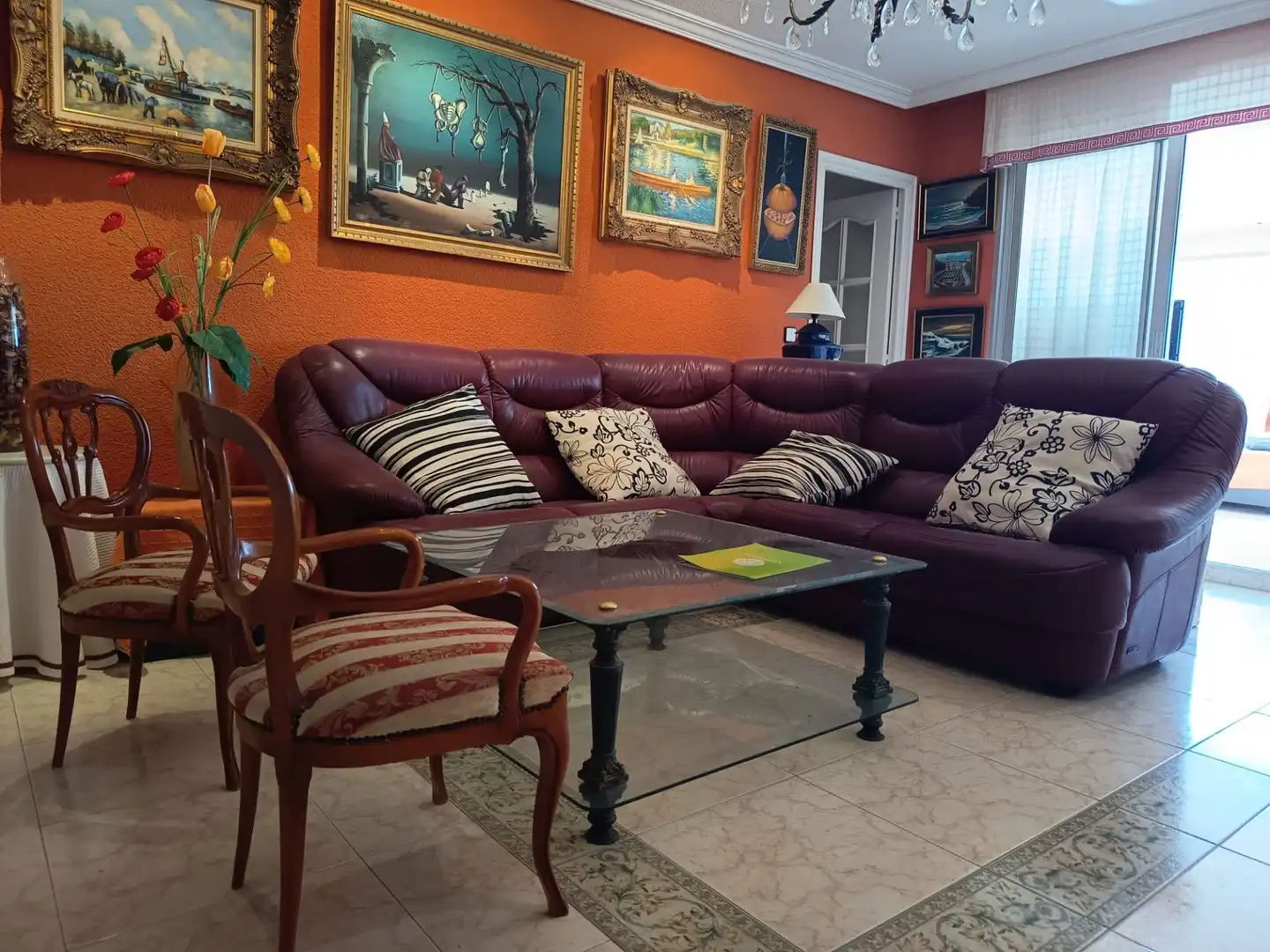 Living room of Attic for sale in Benidorm  with Terrace and Furnished