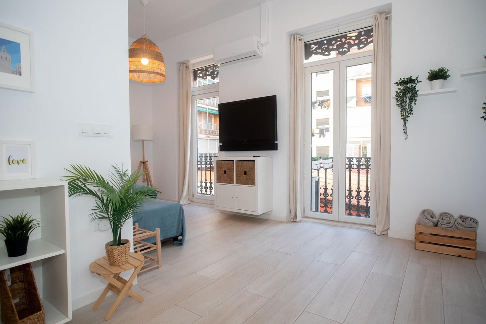 Sala d'estar de Pis de lloguer en  Valencia Capital amb Moblat