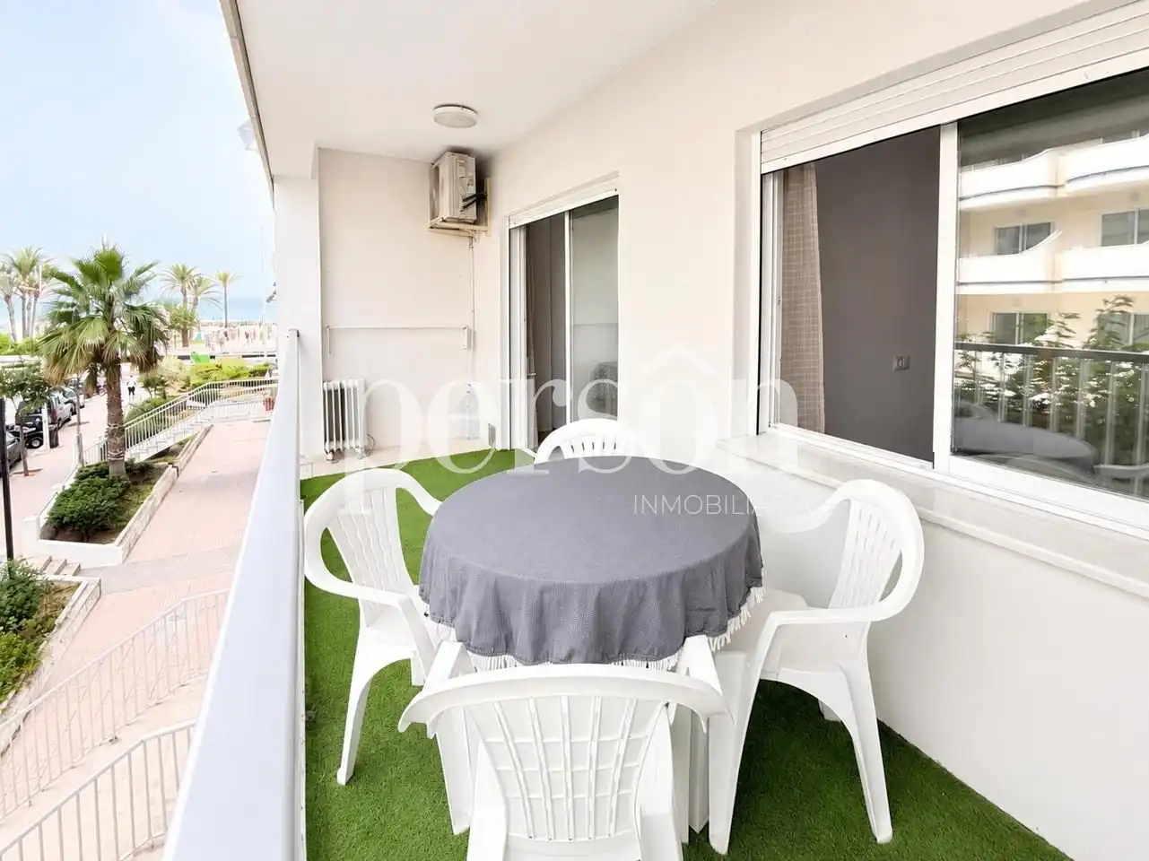 Terraza de Piso de alquiler en Gandia con Aire acondicionado, Calefacción y Terraza
