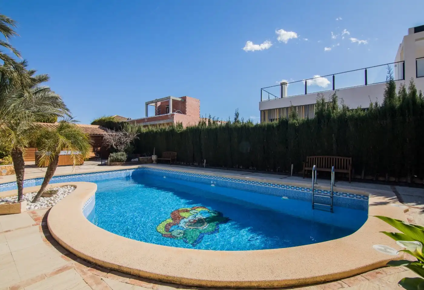 Swimming pool of Houses for sale in Elche / Elx  with Air Conditioner, Private garden and Terrace