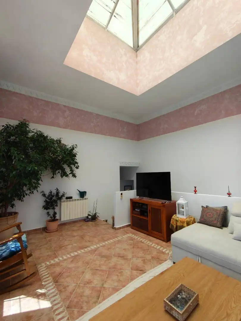 Sala de estar de Casa o chalet en venta en Sevilla la Nueva con Aire acondicionado, Calefacción y Jardín privado