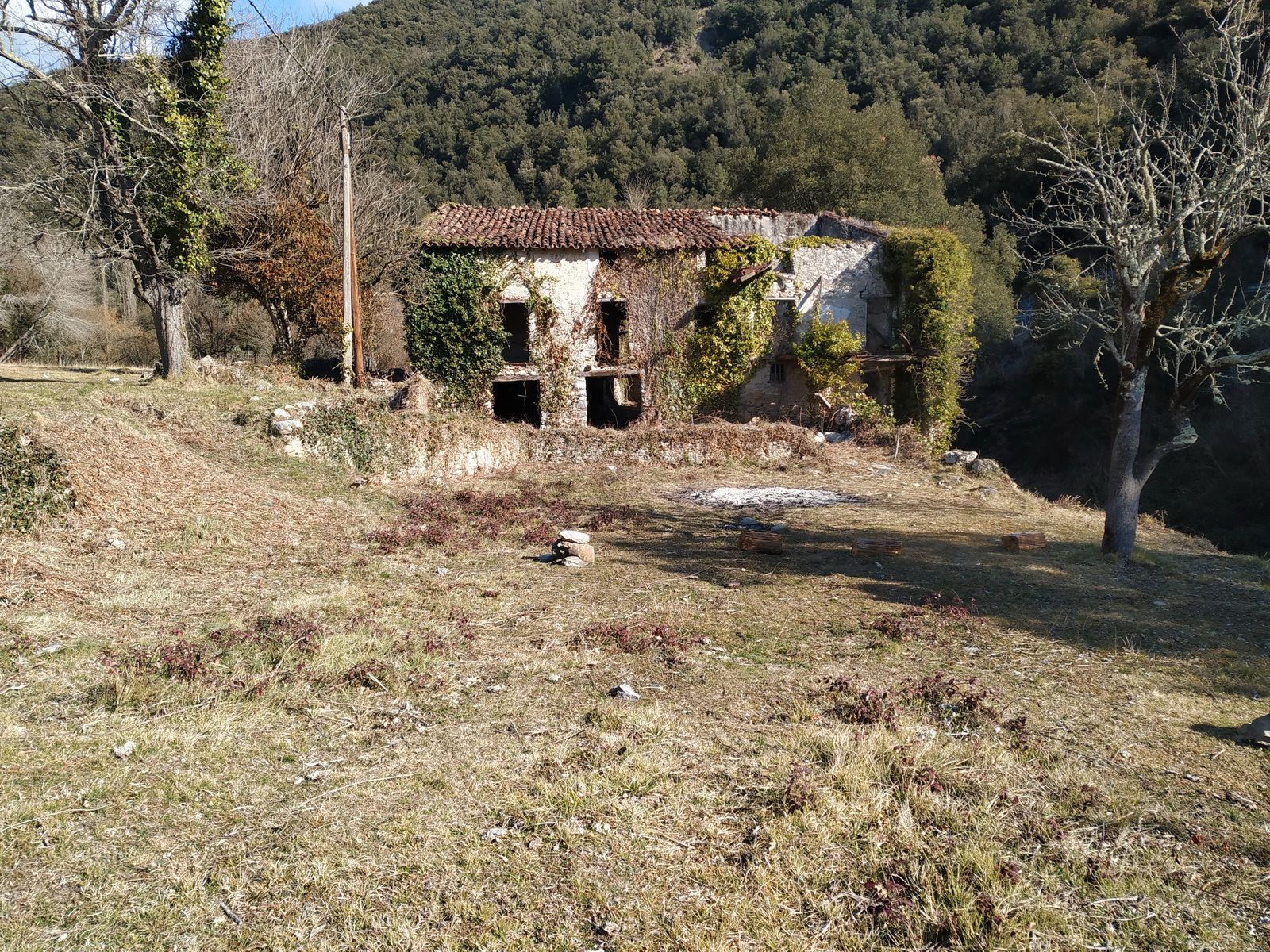 Vista exterior de Finca rústica en venda en Camprodon amb Jardí privat