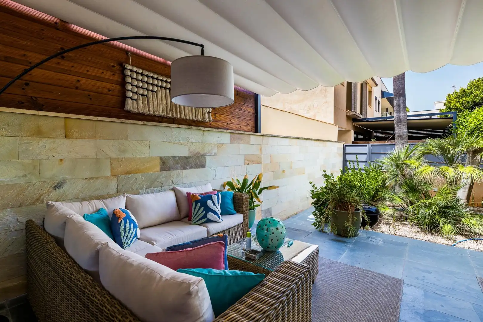 Terraza de Casa adosada de alquiler en  Palma de Mallorca con Aire acondicionado, Jardín privado y Terraza