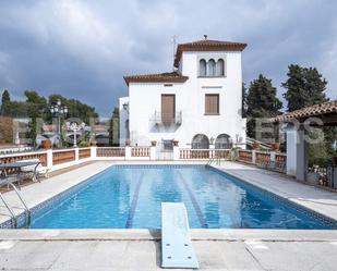 Swimming pool of Country house for sale in Òrrius  with Air Conditioner, Terrace and Swimming Pool