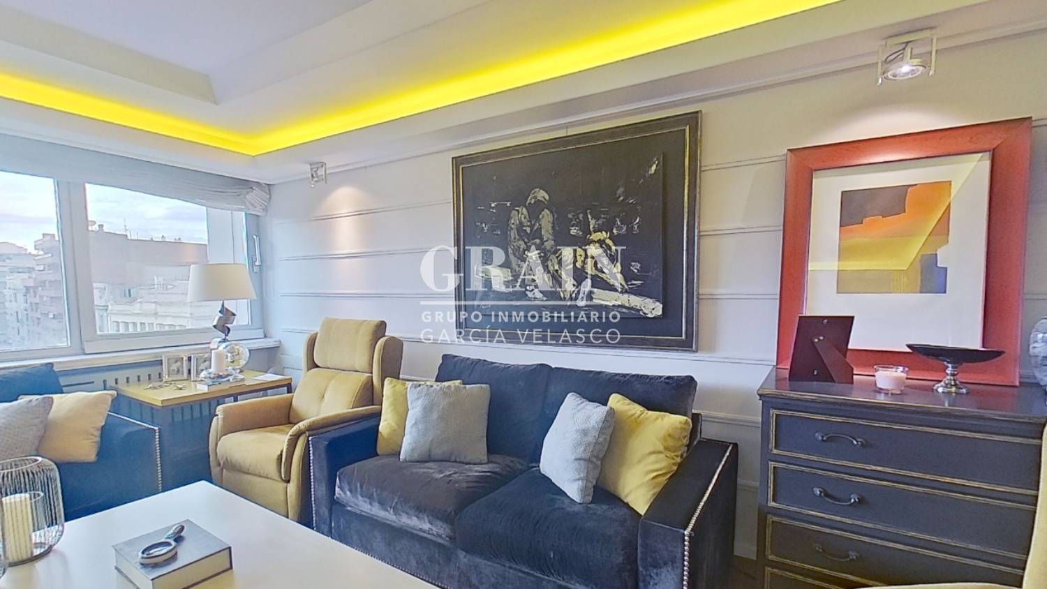 Living room of Flat for sale in  Albacete Capital  with Air Conditioner and Heating