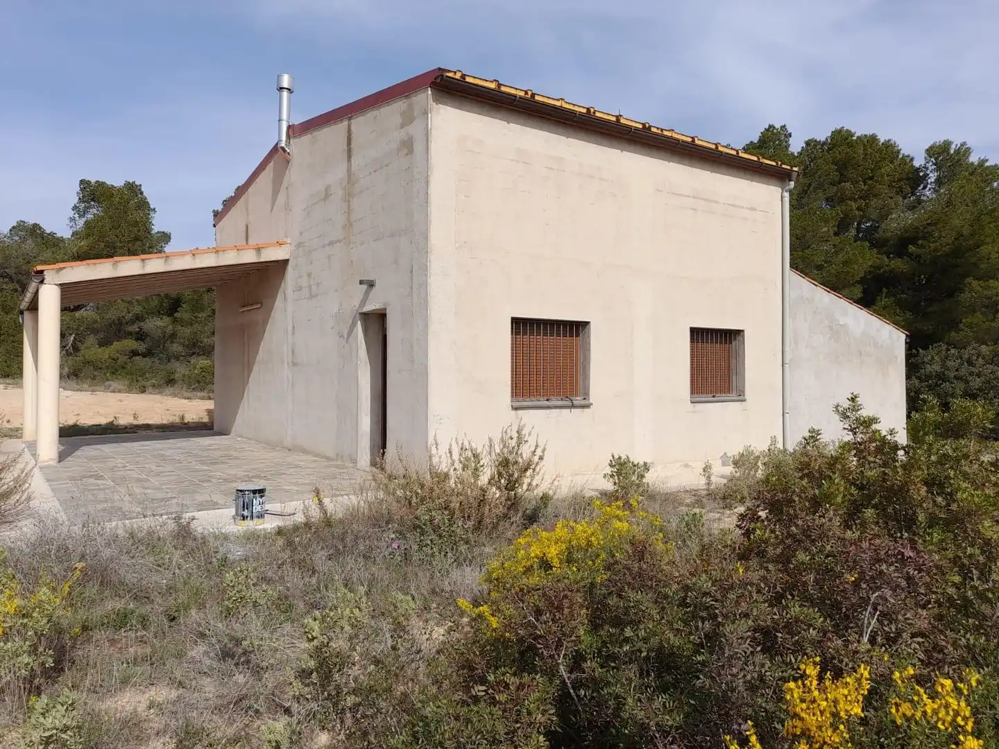 Vista exterior de Casa o chalet en venta en Batea con Trastero y Amueblado