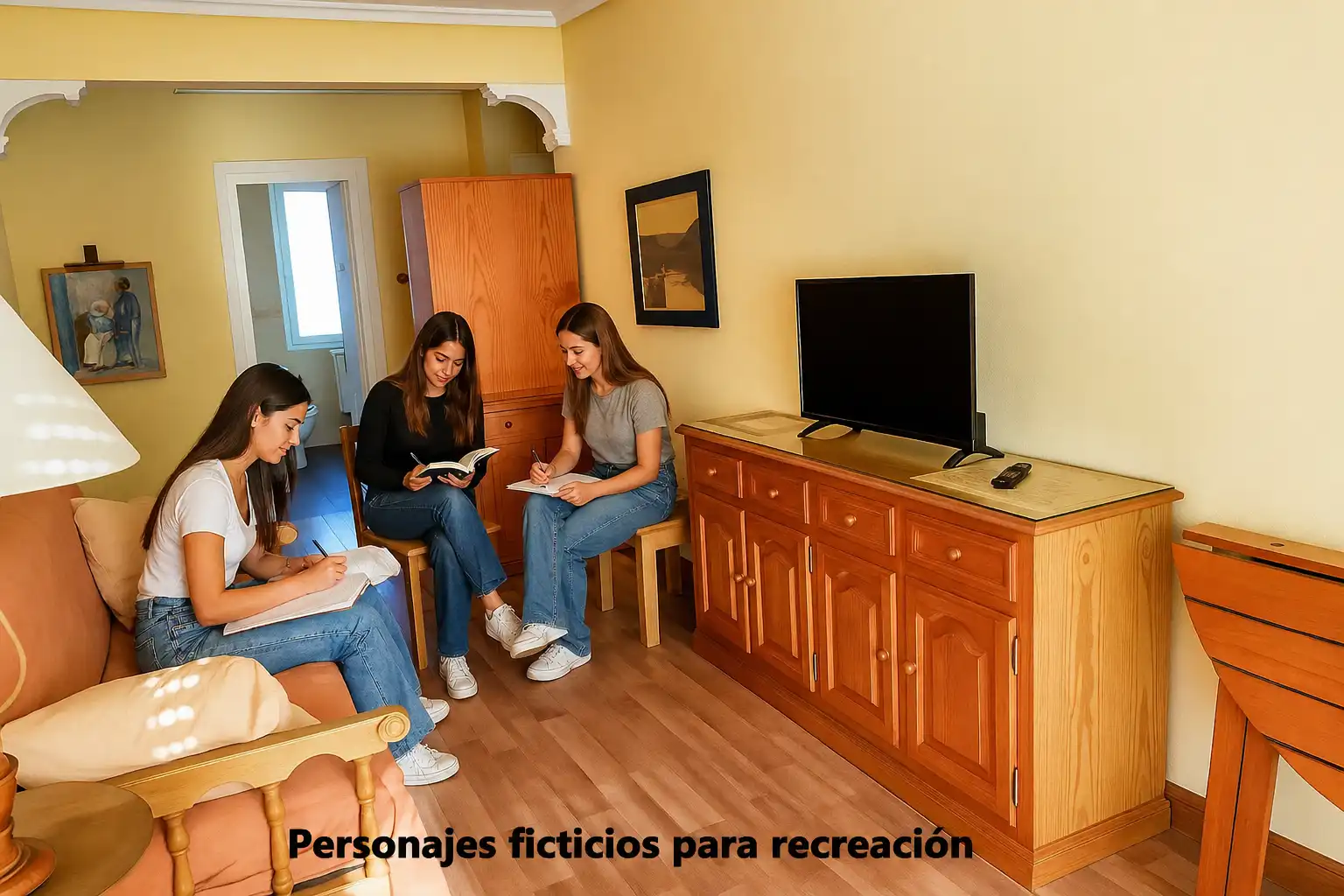 Living room of Flat for rent in Santander  with Heating, Furnished and Oven