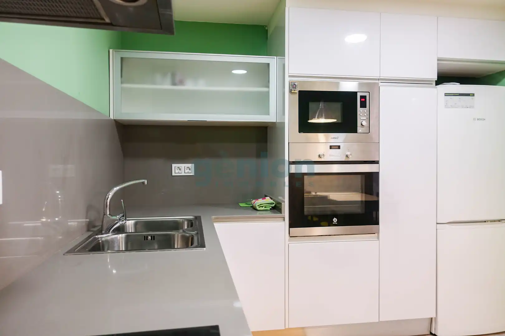 Kitchen of Flat for sale in Girona  with Air Conditioner and Heating
